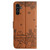 For Samsung Galaxy S23 FE Cat Embossing Pattern Leather Phone Case with Lanyard(Brown)