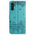 For Samsung Galaxy A05s Cat Embossing Pattern Leather Phone Case with Lanyard(Blue)