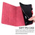 For Samsung Galaxy Tab A 10.5 T590 Cartoon Buckle Leather Tablet Case(Red)