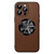 For iPhone 13 Pro SULADA Microfiber Leather MagSafe Magnetic Phone Case(Brown)