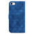 For iPhone SE 2022 / 2020 / 8 / 7 Double 8-shaped Embossed Leather Phone Case(Blue)
