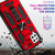 For Samsung Galaxy A22 4G Shockproof TPU + PC Magnetic Protective Case with Holder(Red)