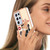 For Samsung Galaxy S21 Ultra 5G Electroplating Dual-side IMD Phone Case with Ring Holder(Lucky Dog)