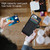 For iPhone 11 Pro RFID Anti-theft Detachable Card Bag Leather Phone Case(Black)