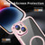 For iPhone 14 MagSafe Magnetic PC + TPU Phone Case with Lens Film(Apricot)
