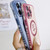 For iPhone 13 Pro Max Electroplate Side Roses Flower MagSafe Phone Case(Purple)