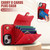 For iPhone 15 Crossbody Rhombic Horizontal Wallet Leather Phone Case(Red)