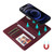 For iPhone 12 mini BETOPNICE BN-005 2 in 1 Detachable Imitate Genuine Leather Phone Case(Wine Red)