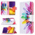 For Samsung Galaxy A82 5G Colored Drawing Pattern Horizontal Flip Leather Case with Holder & Card Slots & Wallet(Sun Flower)