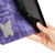 For iPhone 13 Butterfly Cat Embossing Flip Leather Phone Case(Purple)