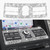 For Nissan 350Z 2006-2009 Car Navigation System Control Diamond Sticker,Left and Right Drive Universal