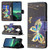 For Nokia 1.4 Colored Drawing Pattern Horizontal Flip Leather Case with Holder & Card Slots & Wallet(Big Butterfly)