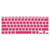 ENKAY for MacBook Air 11.6 inch (US Version) / A1370 / A1465 4 in 1 Frosted Hard Shell Plastic Protective Case with Screen Protector & Keyboard Guard & Anti-dust Plugs(Pink)