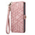 For Samsung Galaxy S21+ 5G Geometric Zipper Wallet Side Buckle Leather Phone Case(Pink) For Samsung Galaxy S21+ 5G Geometric Zipper Wallet Side Buckle Leather Phone Case(Pink)