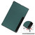 For Samsung Galaxy Tab S9 Ultra JUNSUNMAY Custer Solid Color 3-Fold Stand Leather Smart Tablet Case(Dark Green)