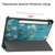 For Samsung Galaxy Tab S9 FE 10.9 JUNSUNMAY Custer Painted 3-Fold Stand Leather Smart Tablet Case(Apricot Flower)