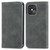 For iPhone 14 Pro Retro Skin Feel Magnetic Flip Leather Phone Case(Gray)