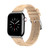 For Apple Watch Series 6 40mm H Texture Soft Silicone Buckle Watch Band(Light Yellow)