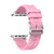 For Apple Watch Series 5 40mm H Texture Soft Silicone Buckle Watch Band(Pink)
