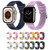 For Apple Watch Series 5 40mm H Texture Soft Silicone Buckle Watch Band(Pink)