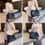 Autumn And Winter Simple Women Handbag Versatile Single Shoulder Crossbody Bag(Khaki)