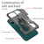 For Xiaomi Mi 11 Lite Armor Warrior Shockproof PC + TPU Protective Case(Green)