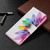 For Samsung Galaxy S21 FE Colored Drawing Pattern Horizontal Flip Leather Case with Holder & Card Slots & Wallet(Sun Flower)
