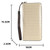 Crocodile Print Long Ladies Clutch Bag Multi Card Position Zipper Wristlet Pouch(Green)