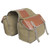 Outdoor Travel Storage Bag Mountain Bike Bicycle Canvas Backpack(Khaki)