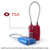 JASIT TSA719 Zinc Alloy 3-Digit Password TSA Lock Travel Luggage Padlock(Red)