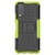 For vivo Y20 Tire Texture Shockproof TPU+PC Protective Case with Holder(Green)