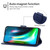 Leather Phone Case For Lenovo K12 Note / Motorola Moto G9 & G9 Play & E7 Plus(Blue)