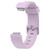 For Fitbit Inspire / Inspire HR Glossy Surface Silicone  Watch Band, Size:S(Light Purple)