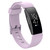 For Fitbit Inspire / Inspire HR Glossy Surface Silicone  Watch Band, Size:S(Light Purple)