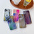 For iPhone 13 Pro Max Oil Painting Electroplating TPU Phone Case(White)
