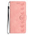 For iPhone 13 Pro Seven Butterflies Embossed Leather Phone Case(Pink)