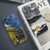 For iPhone 14 Pro Max Precise Hole Oil Painting Pattern PC Phone Case(Train)