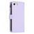 For iPhone SE 2022 / SE 2020 / 8 / 7 9 Card Slots Zipper Wallet Leather Flip Phone Case(Light Purple)