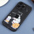 For iPhone 11 Pro Max Astronaut Pattern Frosted TPU Phone Case(Black)