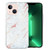 For iPhone 14 IMD Shell Pattern TPU Phone Case(White Marble)