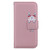 For iPhone 14 Pro Max Cartoon Buckle Horizontal Flip Leather Phone Case(Pink)