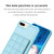 For iPhone 8 Plus / 7 Plus Grid Card Slot Holder Phone Case(Blue)