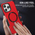 For iPhone 15 Pro MagSafe Shockproof Armor Phone Case(Red)