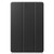 For Samsung Galaxy Tab S9 FE Custer Pure Color 3-Fold Holder Smart Leather Tablet Case(Black)