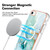 For iPhone 8 / SE 2022 / 2020 Marble Pattern Dual-side IMD Magsafe TPU Phone Case(Green 003)