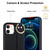 For iPhone 12 mini Non-slip Full Coverage Ring PU Phone Case with Wristband(Black)