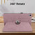 For iPad 10th Gen 10.9 2022 Tree Life Embossed Rotation Leather Smart Tablet Case(Rose Gold)