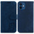 For iPhone 12 mini Little Tiger Embossed Leather Phone Case(Dark Blue)