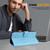 For Xiaomi Redmi Note 8 Pro Skin Feeling Oil Leather Texture PU + TPU Phone Case(Light Blue)