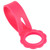 Shockproof Anti-scratch Flower Shape Silicone Protective Case Cover with Hang Loop For AirTag(Red)